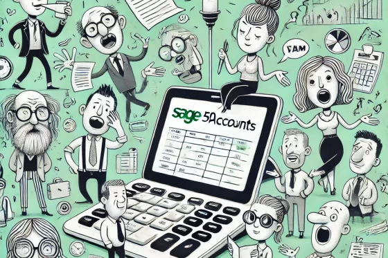 Quirks of Sage 50 Accounts Graphic
